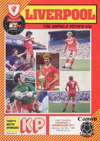 Match programme