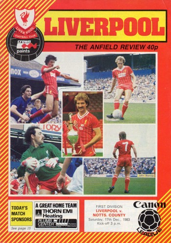 Match programme