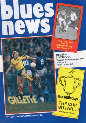 Match programme