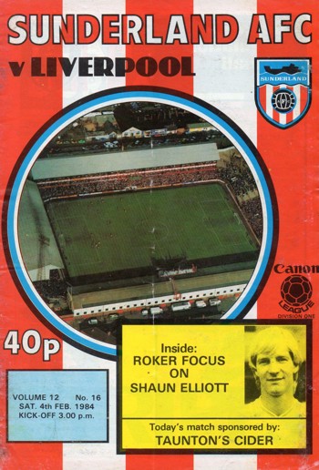 Match programme