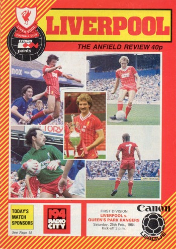 Match programme