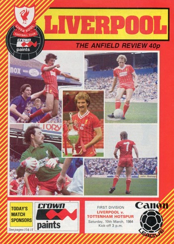 Match programme