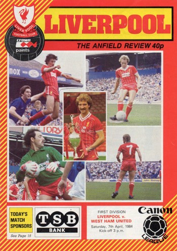 Match programme