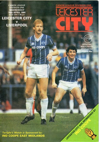 Match programme