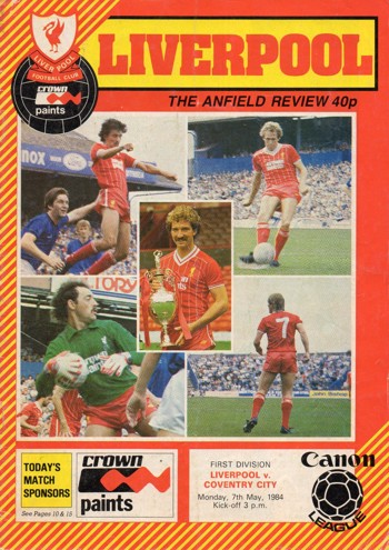Match programme