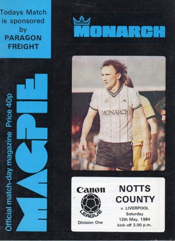 Match programme