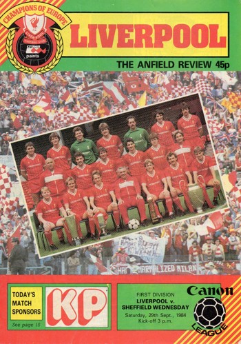 Match programme
