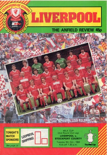 Match programme