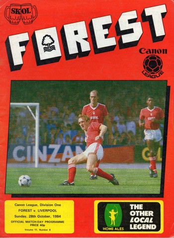 Match programme
