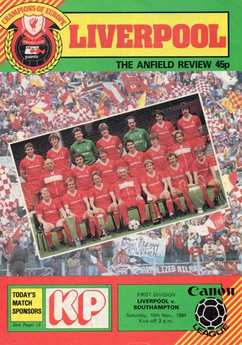 Match programme