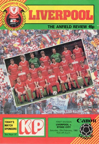 Match programme