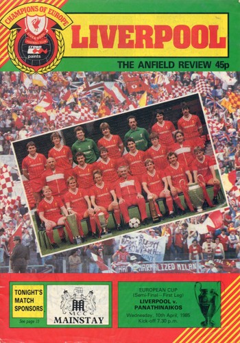 Match programme