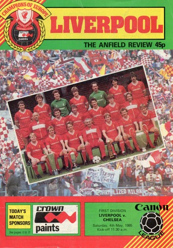 Match programme