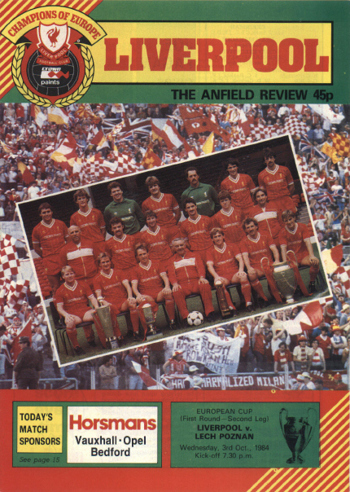 Match programme