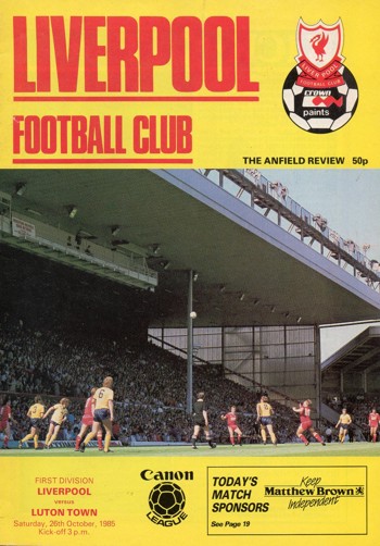 Match programme