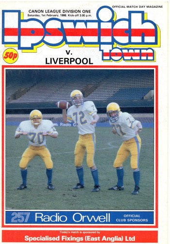 Match programme