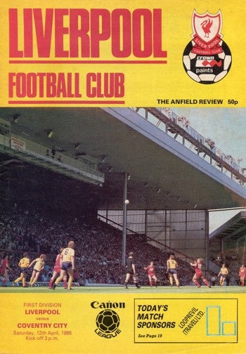 Match programme
