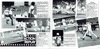 Match programme - Action Replay