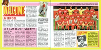 Match programme - Article