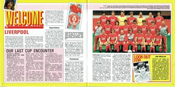 Match programme - Article