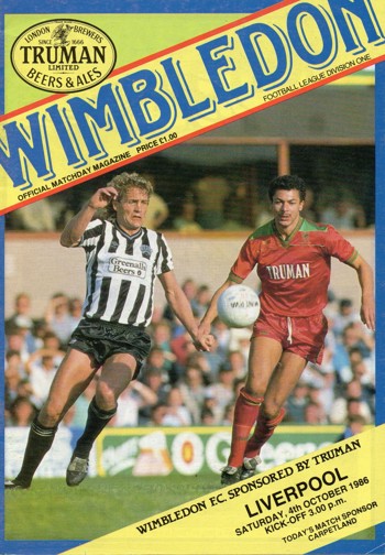 Match programme