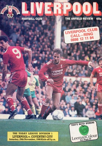 Match programme