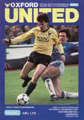Match programme