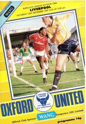 Match programme