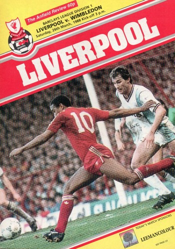 Match programme