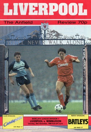 Match programme