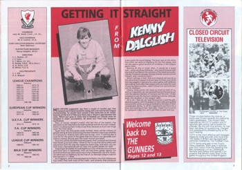 Match Programme - Article