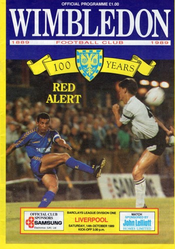 Match programme