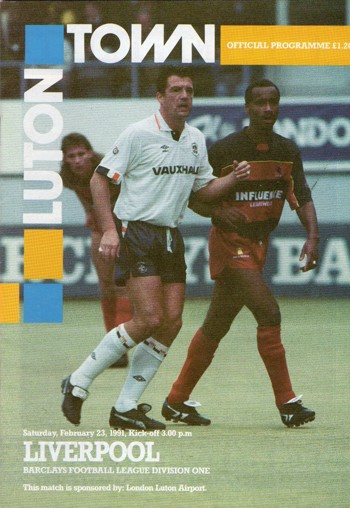 Match programme