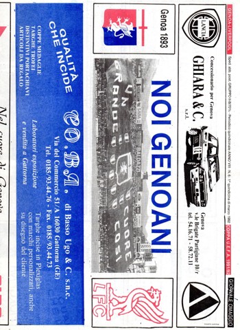 Match programme