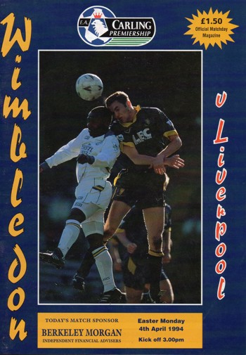 Match programme