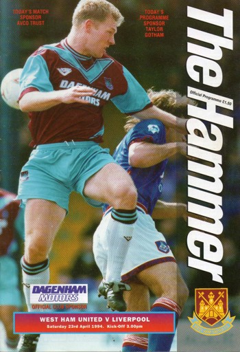 Match programme