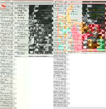 Match Programme - Article