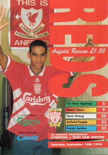 Match programme