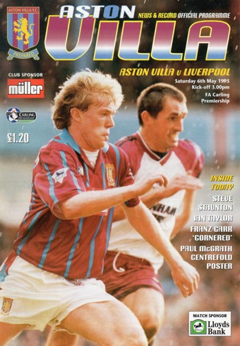 Match programme