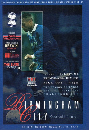 Match programme