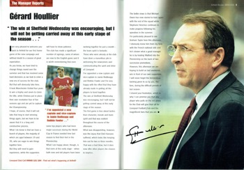 Match programme - Article