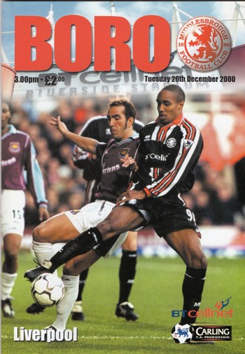 Match programme