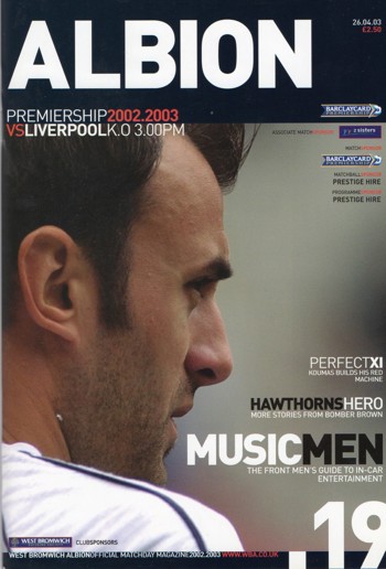 Match programme