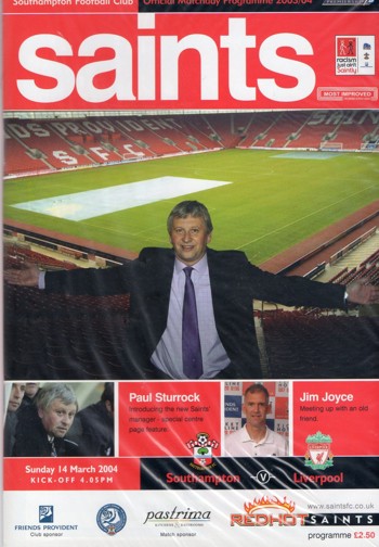 Match programme