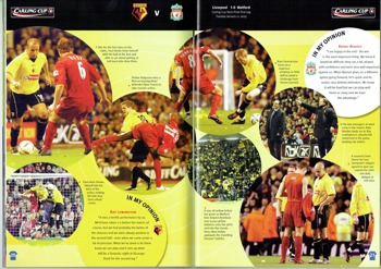 Match programme - Article