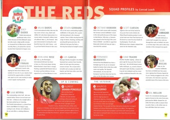 Match programme - Article
