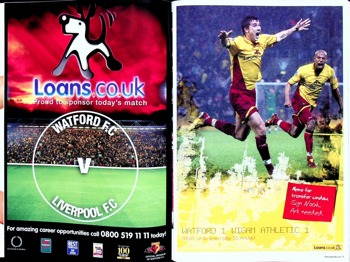 Match programme - Article
