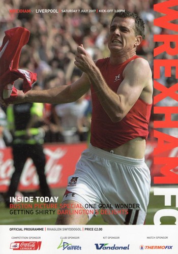 Match programme