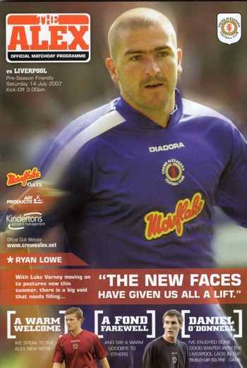 Match programme