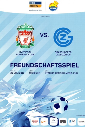 Match programme